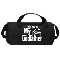 Will You Be My Godfather Duffel Bag | Artistshot