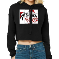 Santa Sidekick 1 Cropped Hoodie | Artistshot