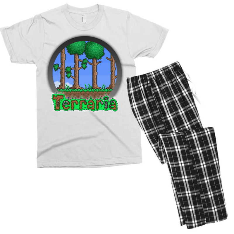 Terraria   Indie Game 2 Men's T-shirt Pajama Set by megannukunug | Artistshot