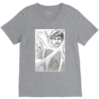 Will Graham Art Tangled In The  Horns Hannibal Tv V-neck Tee | Artistshot