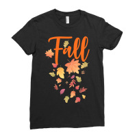 Autumn Leaf Fall Season Leaf Love Autumn Ladies Fitted T-shirt | Artistshot