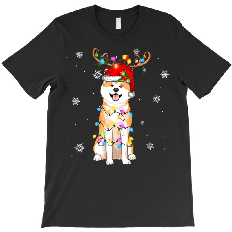 Limited Edition Reindeer Akita Inu Dog Merry Christmas T-shirt | Artistshot