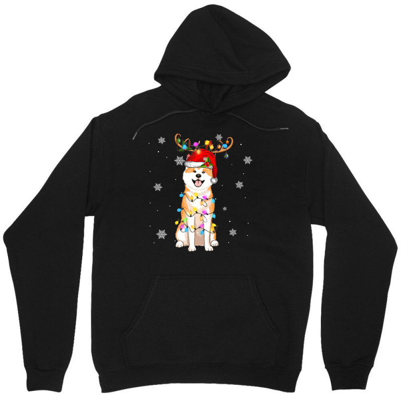 Limited Edition Reindeer Akita Inu Dog Merry Christmas Unisex Hoodie | Artistshot