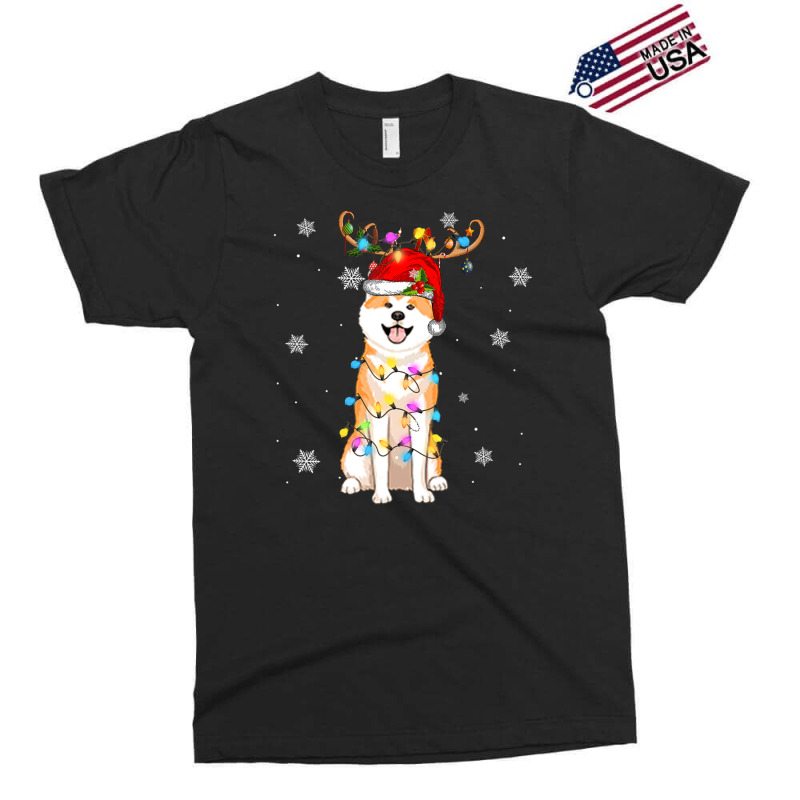 Limited Edition Reindeer Akita Inu Dog Merry Christmas Exclusive T-shirt | Artistshot