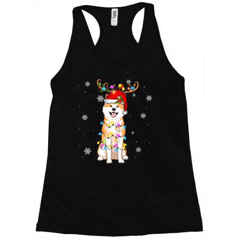 Limited Edition Reindeer Akita Inu Dog Merry Christmas Racerback Tank | Artistshot