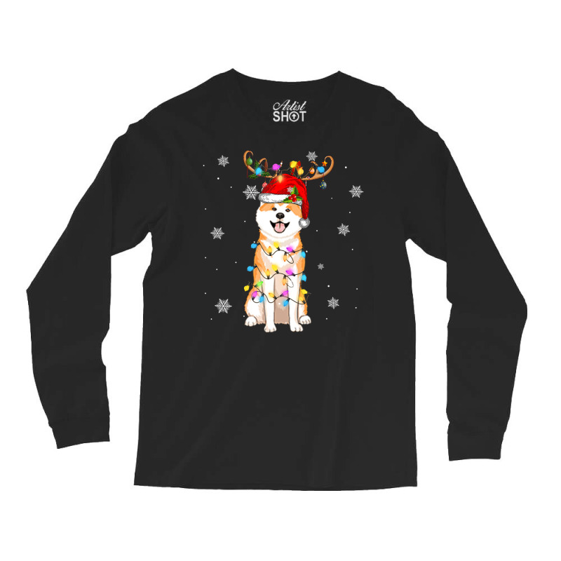 Limited Edition Reindeer Akita Inu Dog Merry Christmas Long Sleeve Shirts | Artistshot