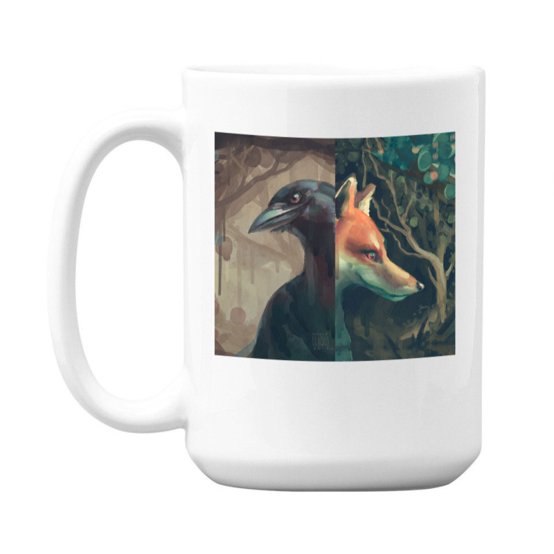 The Fox And The Crow 1 15 Oz Coffee Mug | Artistshot