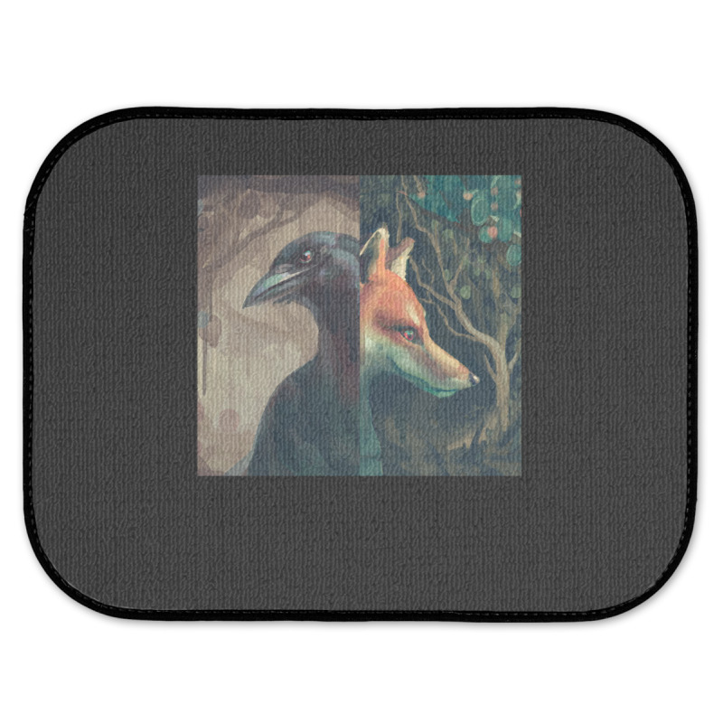 The Fox And The Crow 1 Rear Car Mat | Artistshot