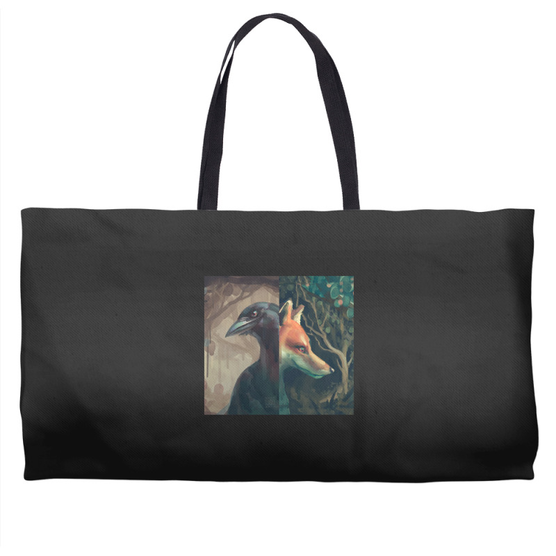 The Fox And The Crow 1 Weekender Totes | Artistshot