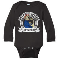 Retinal Detachment Warrior Funny Strong Skeleton Gift Premium T Shirt Long Sleeve Baby Bodysuit | Artistshot