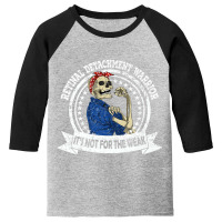 Retinal Detachment Warrior Funny Strong Skeleton Gift Premium T Shirt Youth 3/4 Sleeve | Artistshot