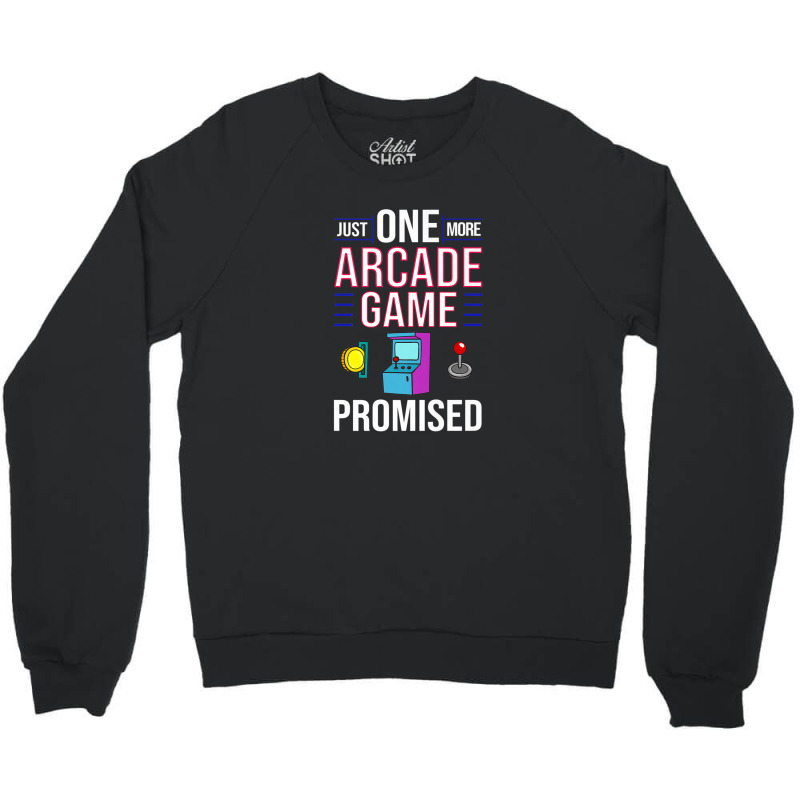 Arcade Game Machine Video Game Cabinet Gamer Crewneck Sweatshirt by idreezaldawex | Artistshot