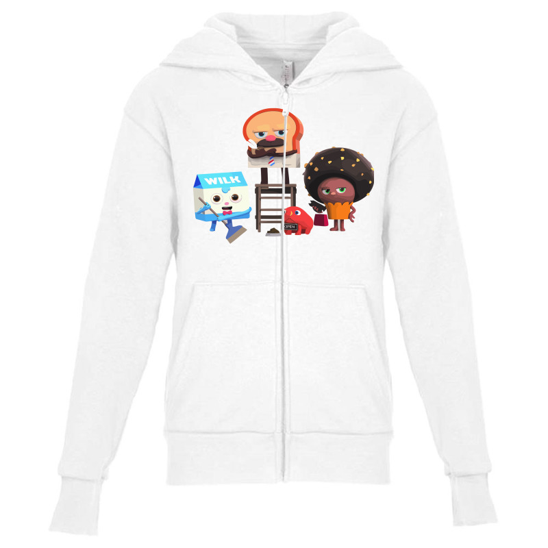 Barber Bread Youth Zipper Hoodie by QueenTay | Artistshot