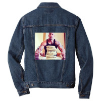 Dwayne The Rock Johnson Eating Blueberry Pancakes2 Men Denim Jacket | Artistshot