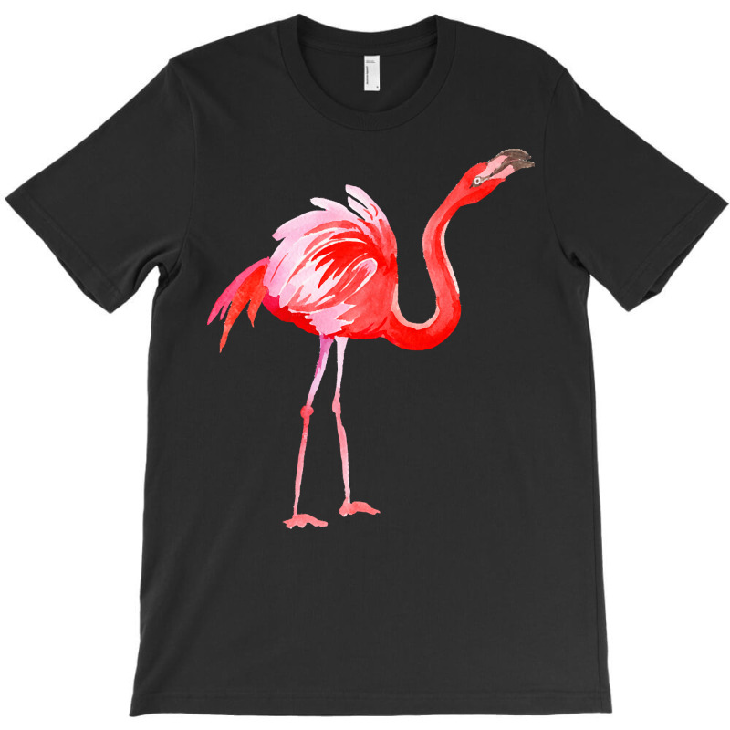 Flamingo T  Shirt Watercolor Exotic Flamingo 03 T  Shirt T-shirt | Artistshot