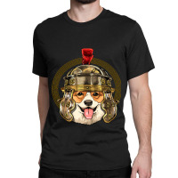 Corgi In Roman Helmet Centurion Legionnaire Dog Lover 250.png Classic T-shirt | Artistshot