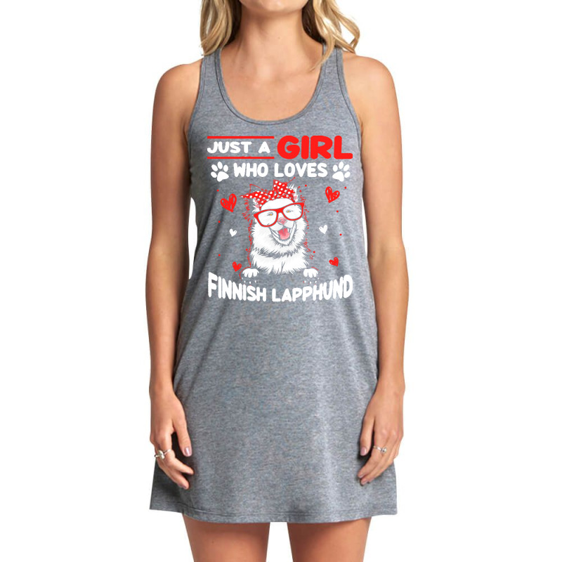 Just A Girl Who Loves Dogs T  Shirt Vintage Just A Girl Who Love Finni Tank Dress by umueller742 | Artistshot