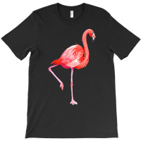 Flamingo T  Shirt Watercolor Exotic Flamingo 04 T  Shirt T-shirt | Artistshot