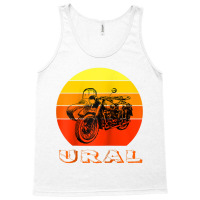 Retro Motorcycle Ural T Shirt   Vintage Sidecar Motorbike Raglan Baseb Tank Top | Artistshot