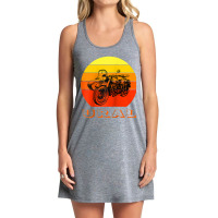 Retro Motorcycle Ural T Shirt   Vintage Sidecar Motorbike Raglan Baseb Tank Dress | Artistshot