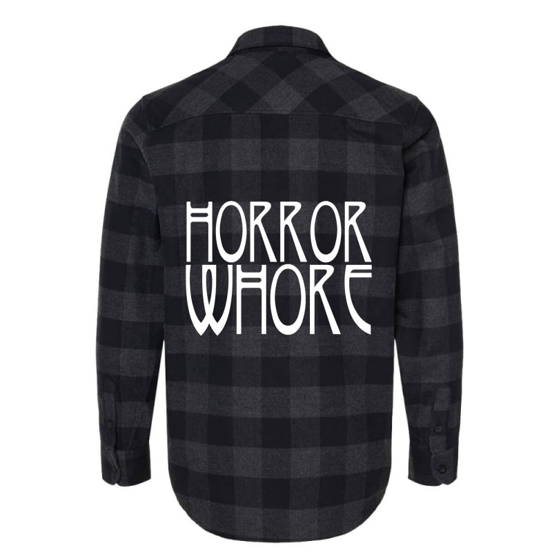 Limited Edition Horror Whore White Flannel Shirt by Rios Arevalo | Artistshot