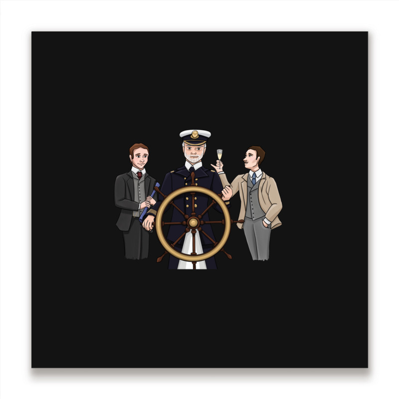 Titanic Largest Moving Object Metal Print Square | Artistshot