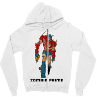 Zombie Prime Zipper Hoodie | Artistshot