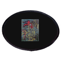 Rooster Oval Patch | Artistshot