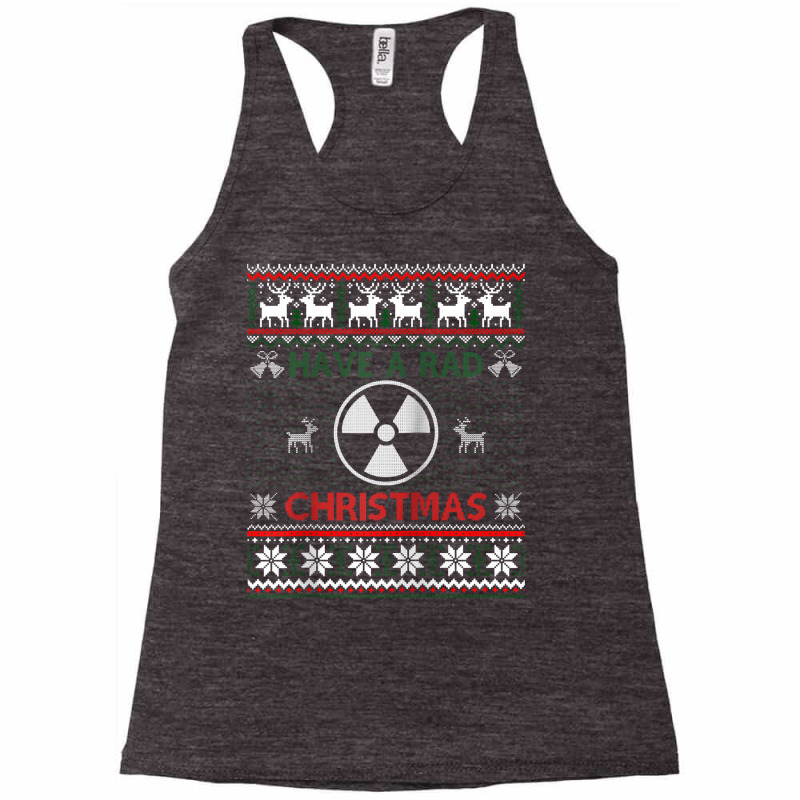 Radiologist Have A Rad Christmas Radiology Ugly Sweater Raglan Basebal Racerback Tank by wiltoban | Artistshot