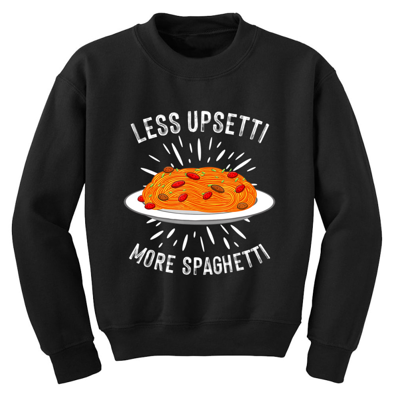 Trending Spaghetti Pasta Lover Men Women Italian Foodie Youth Sweatshirt by Pannell Quintero | Artistshot