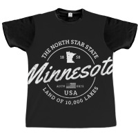 Trending Minnesota North Star State Souvenir 10000 Lakes Graphic T-shirt | Artistshot