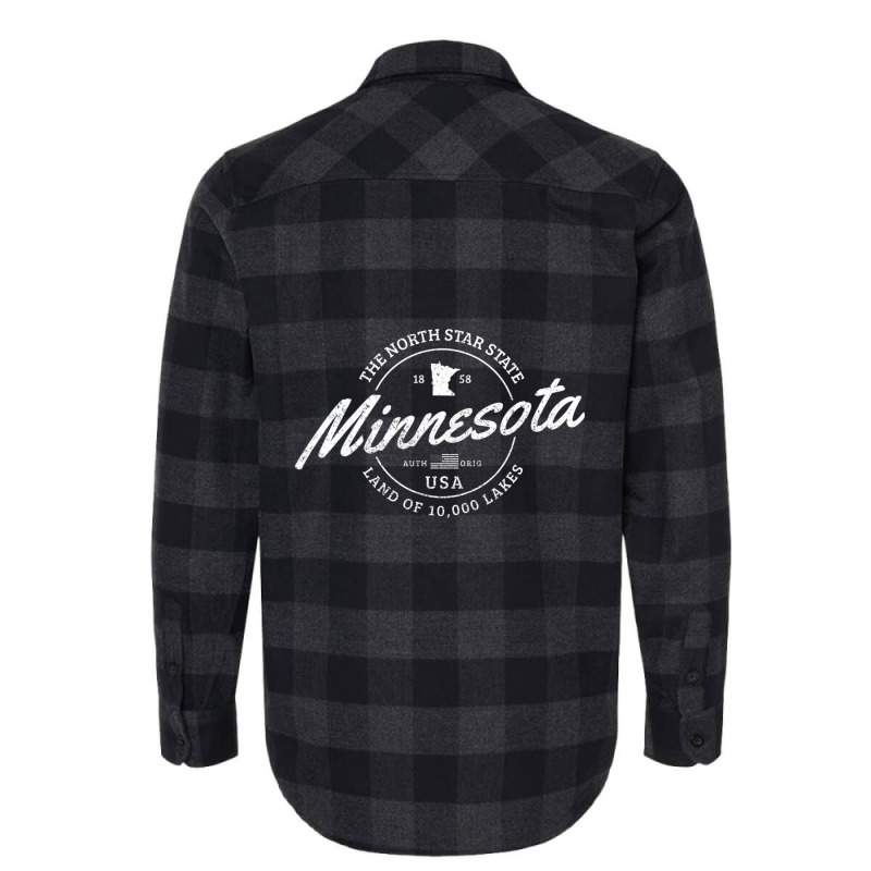 Trending Minnesota North Star State Souvenir 10000 Lakes Flannel Shirt | Artistshot