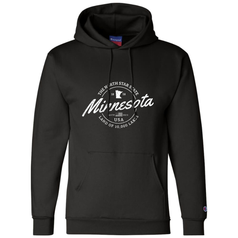 Trending Minnesota North Star State Souvenir 10000 Lakes Champion Hoodie | Artistshot