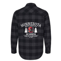 Limited Edition Minnesota North Star State Up North With Loon Flannel Shirt | Artistshot