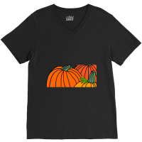 Hot Trend Cute Frog Prince And Pumpkins V-neck Tee | Artistshot