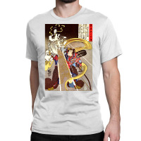 Utagawa Kuniyoshi   A Man Confronted With An Apparition Of The Fox God Classic T-shirt | Artistshot