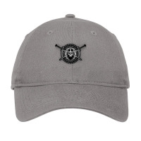 Viking Skull And Crossed Swords Adjustable Cap | Artistshot