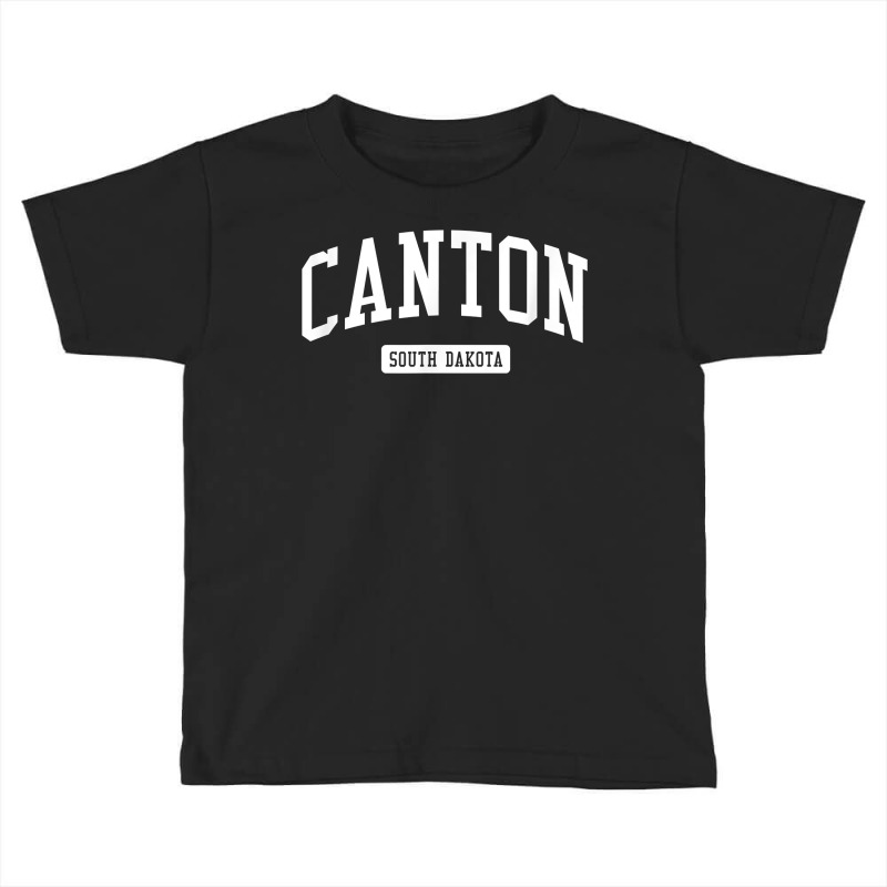 Canton South Dakota Sd Vintage Athletic Sports Design T Shirt Toddler T-shirt | Artistshot