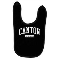 Canton South Dakota Sd Vintage Athletic Sports Design T Shirt Baby Bibs | Artistshot