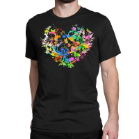 Floral Heart T  Shirt My Heart Grows For You T  Shirt Classic T-shirt | Artistshot