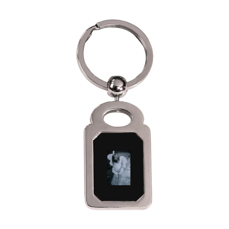 Shivering Inside Angel Under The Trellis Silver Rectangle Keychain | Artistshot