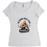 Dwayne Johnson Women's Triblend Scoop T-shirt | Artistshot