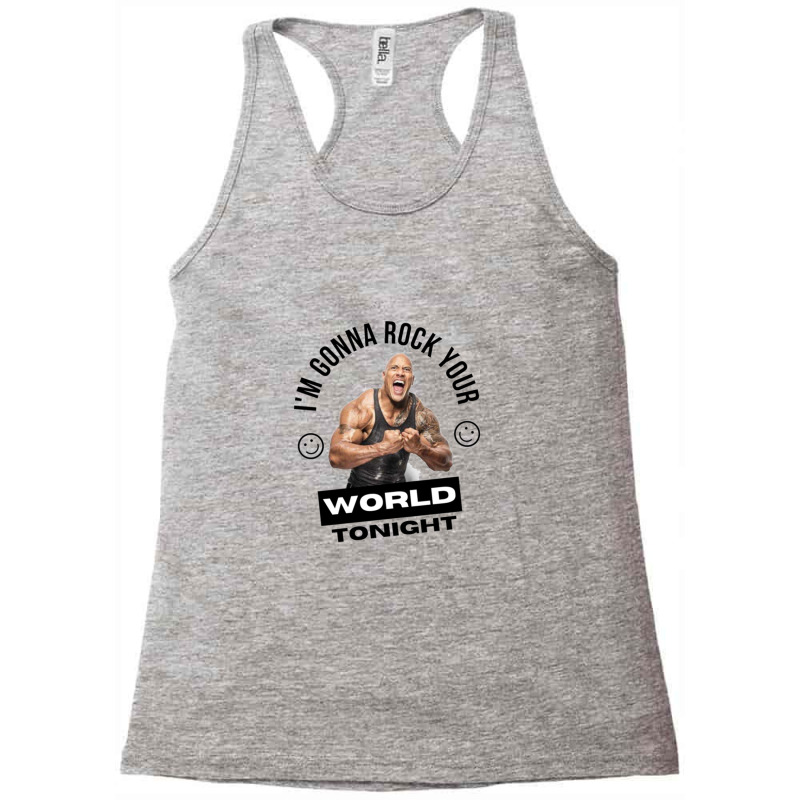 Dwayne Johnson Racerback Tank by yenalsardao | Artistshot