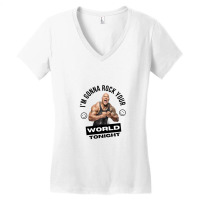 Dwayne Johnson Women's V-neck T-shirt | Artistshot