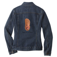 Dwayne The Croc Johnson Ladies Denim Jacket | Artistshot