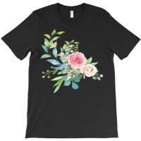 Flowers Art T  Shirt Watercolor Flower Floral Illustration Blossom T-shirt | Artistshot