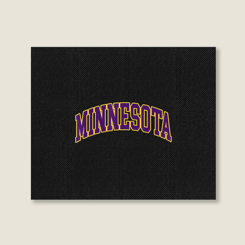 Hot Trend Minnesota Throwback Mn Classic Landscape Canvas Print | Artistshot