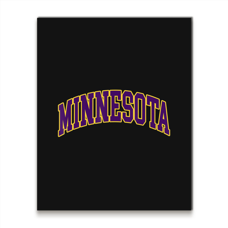 Hot Trend Minnesota Throwback Mn Classic Metal Print Vertical | Artistshot