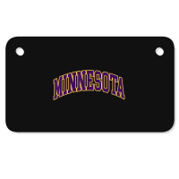 Hot Trend Minnesota Throwback Mn Classic Motorcycle License Plate | Artistshot