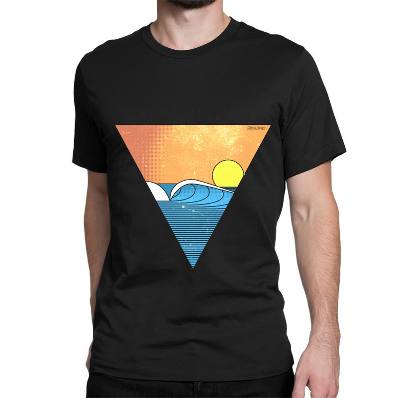 Minimal Wave Classic T-shirt by CHRISTIANKSON | Artistshot